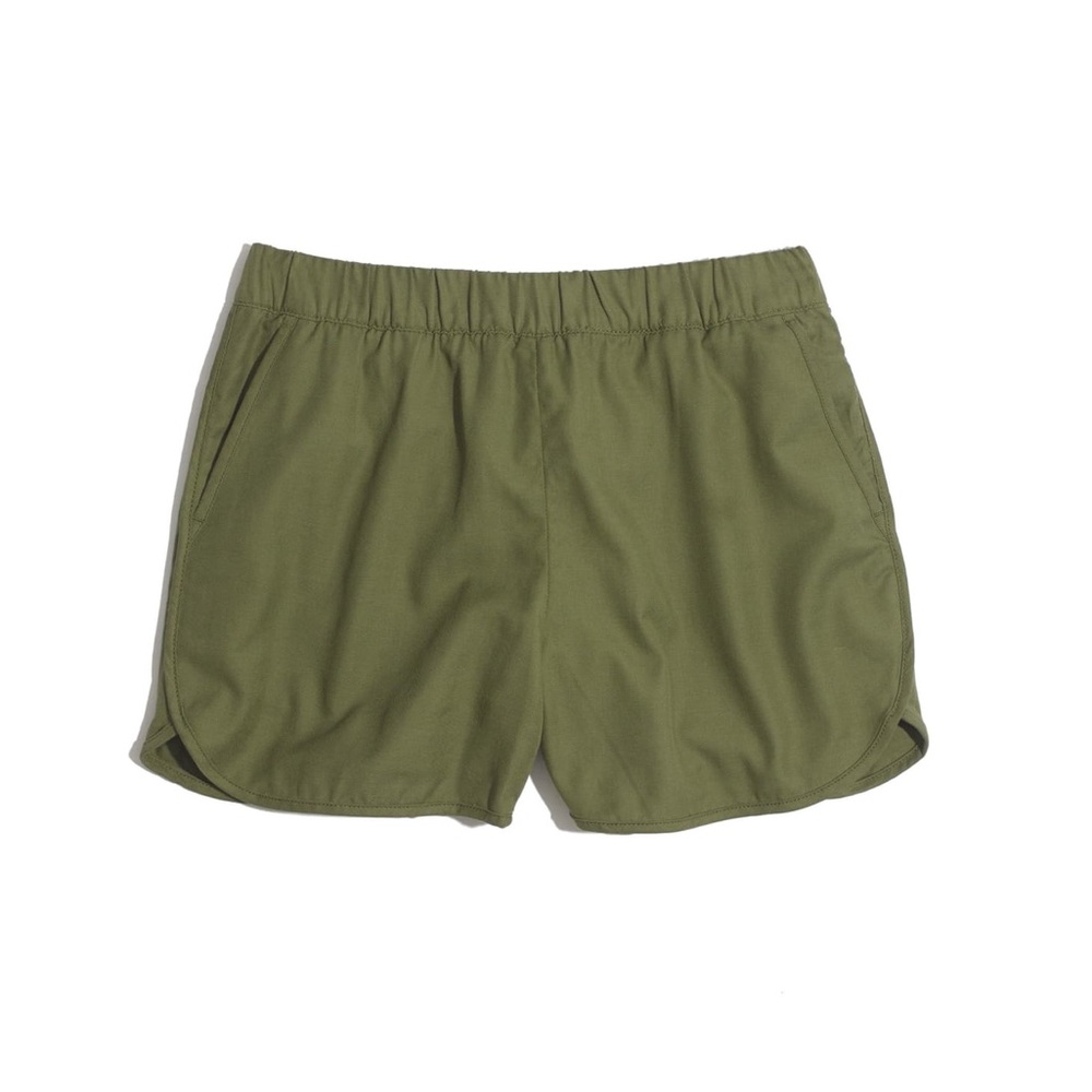 Madewell Pull-On Shorts in Birch Leaf